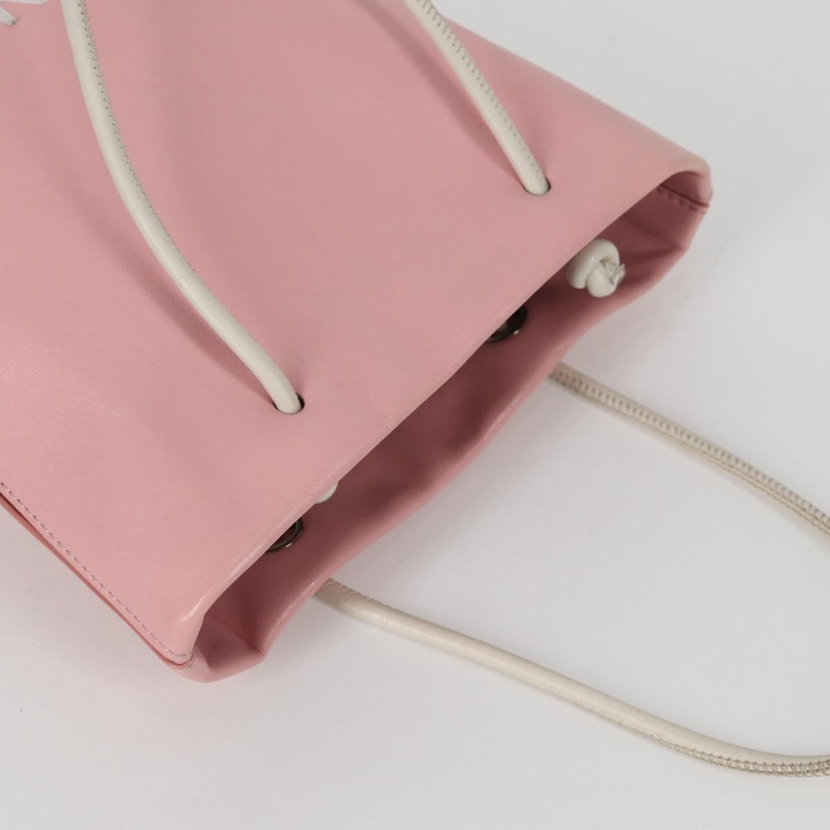 Chanel Essential Shopping Tote Leather Pink Leather Bag (Pre-Owned)