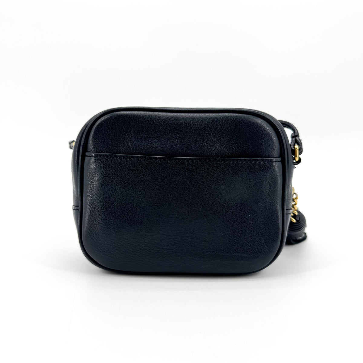 Saint Laurent Classic Monogram Blogger Leather Black Leather Crossbody Bag Bag (Pre-Owned)