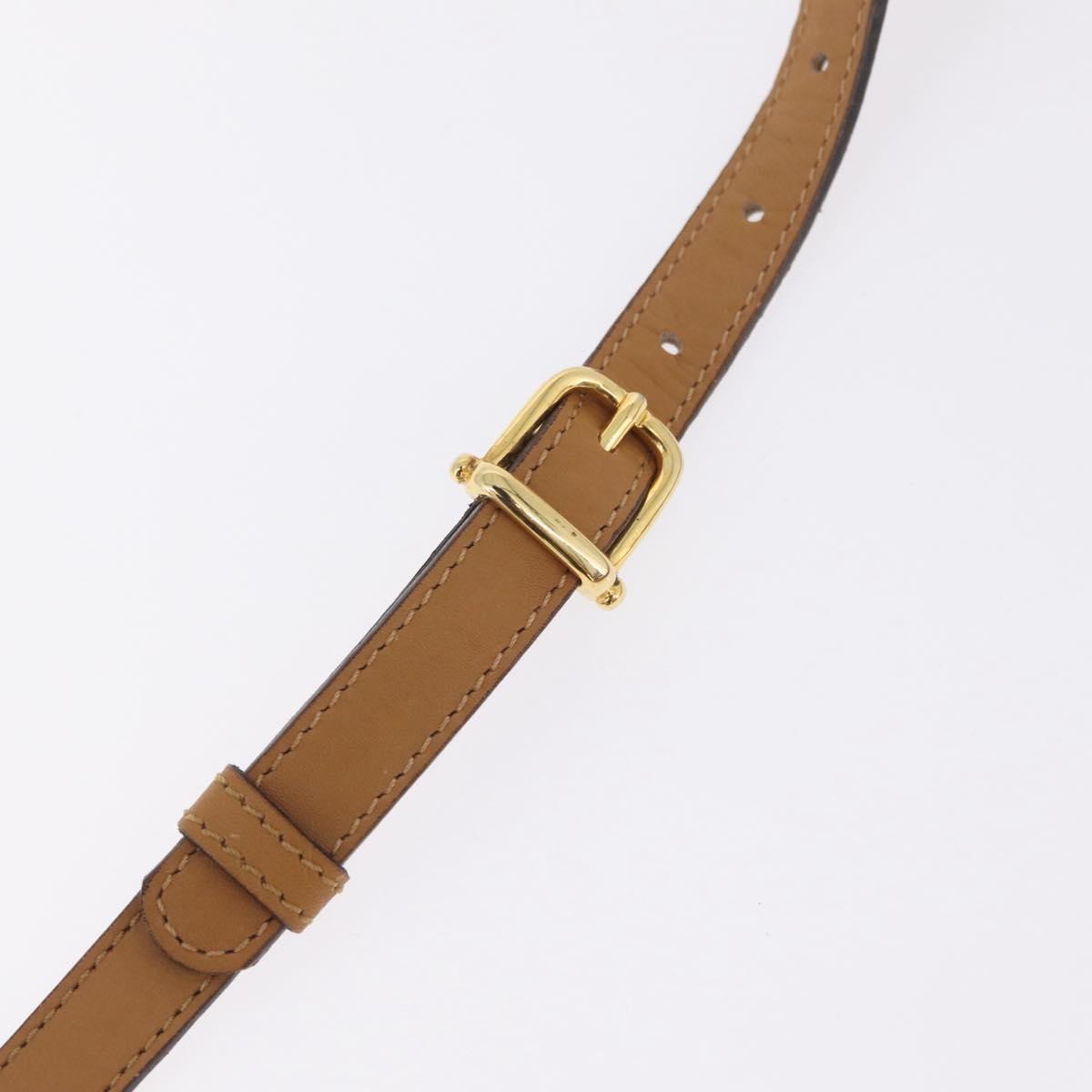 Celine Macadam Shoulder Canvas White Canvas Crossbody Bag Bag (Pre-Owned)