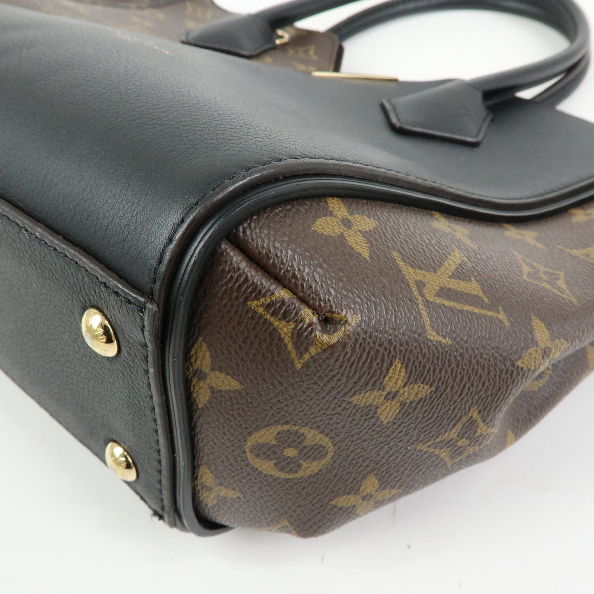 Louis Vuitton Kimono Monogram Canvas And Leather Brown Canvas Handbag (Pre-Owned)