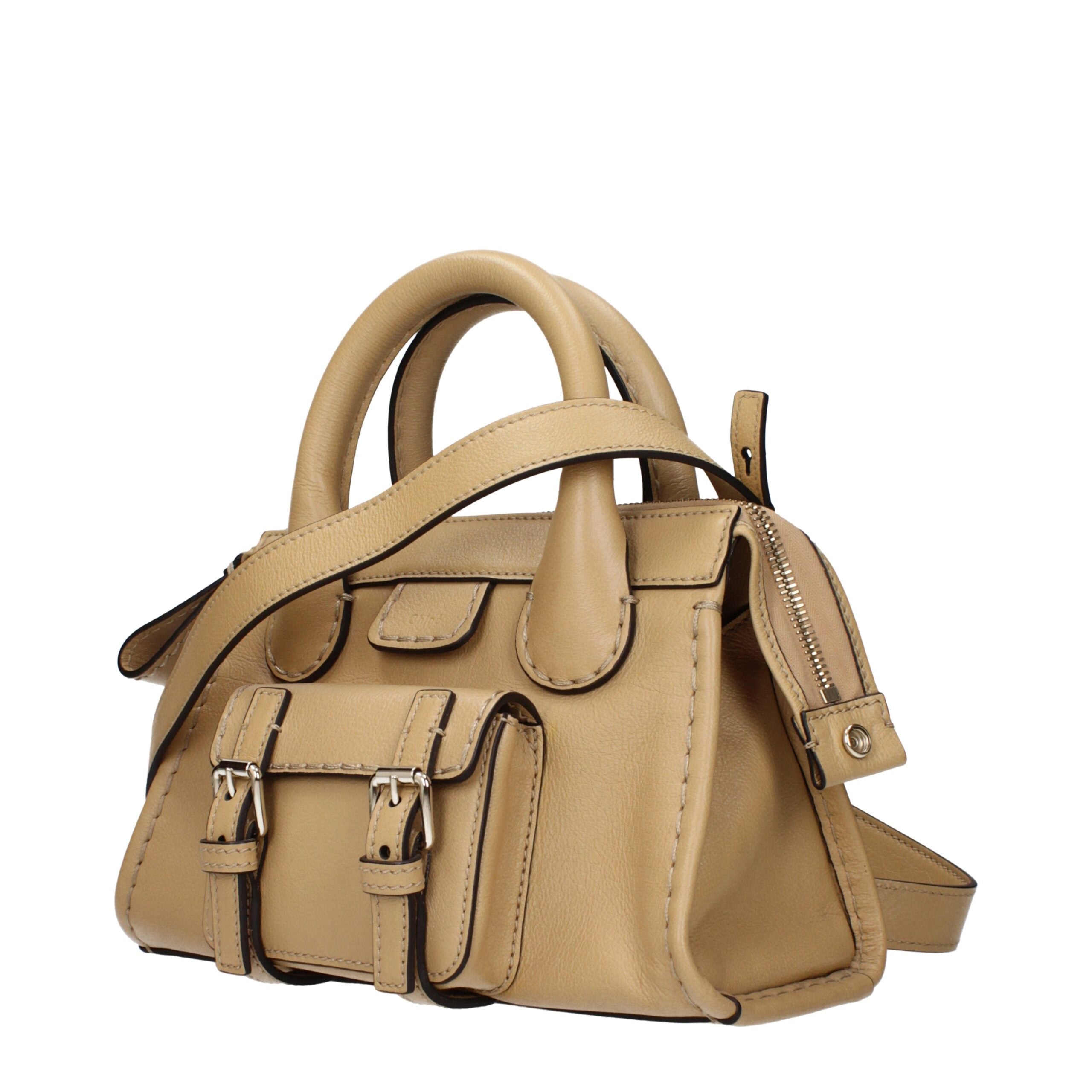 Chloé Beige Leather Women's Handbag
