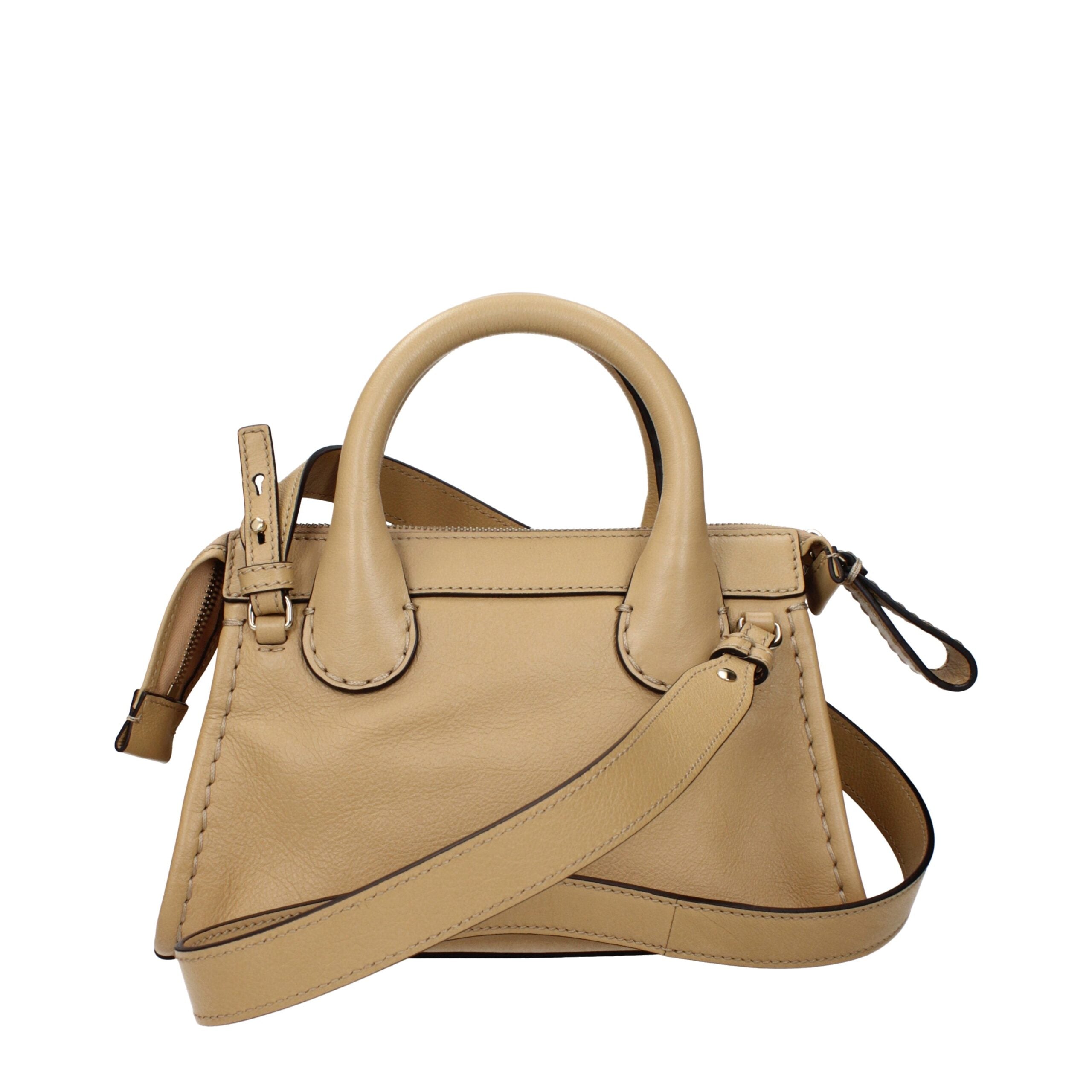 Chloé Beige Leather Women's Handbag