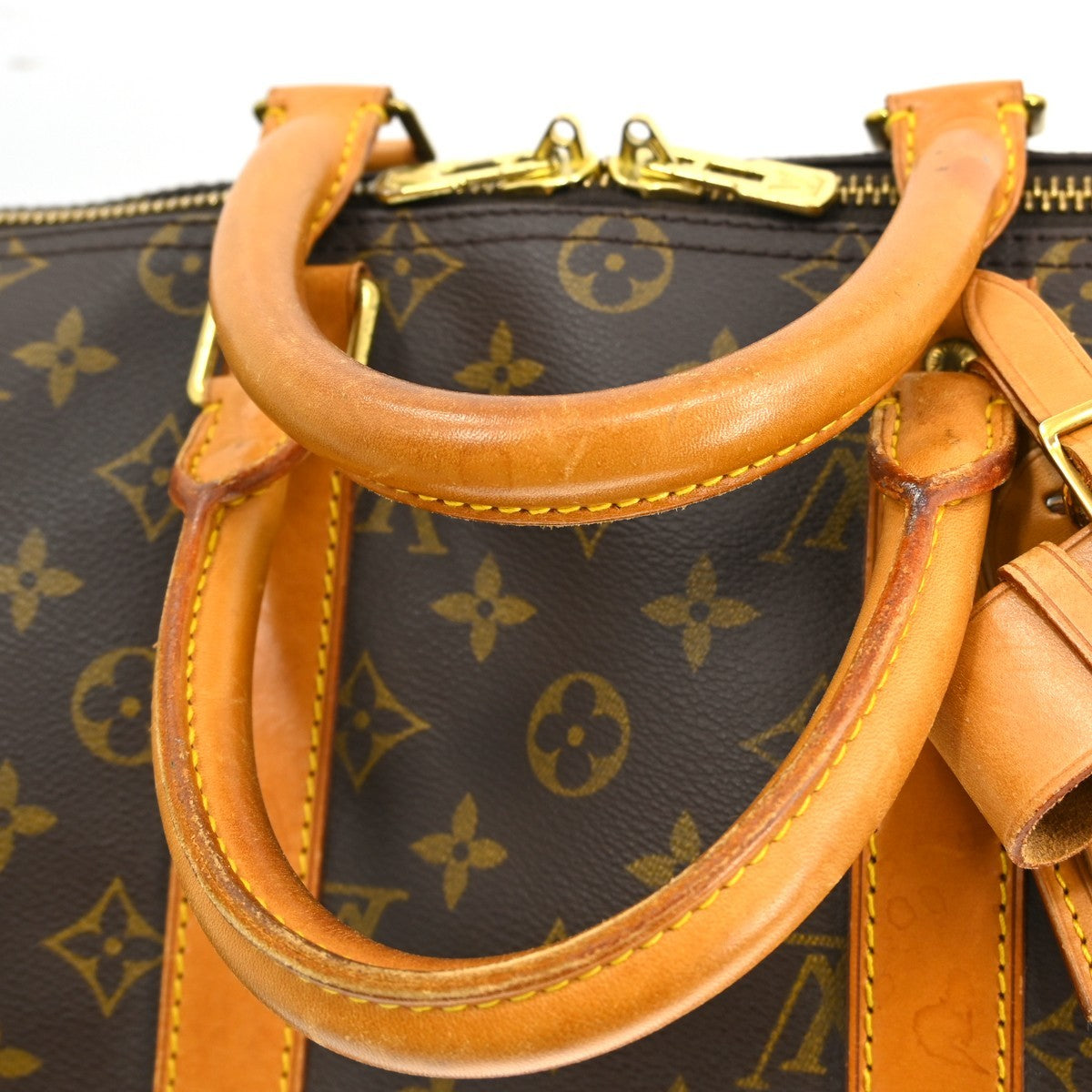 Louis Vuitton Keepall Monogram Canvas Brown Canvas Travel Bag Bag (Pre-Owned)