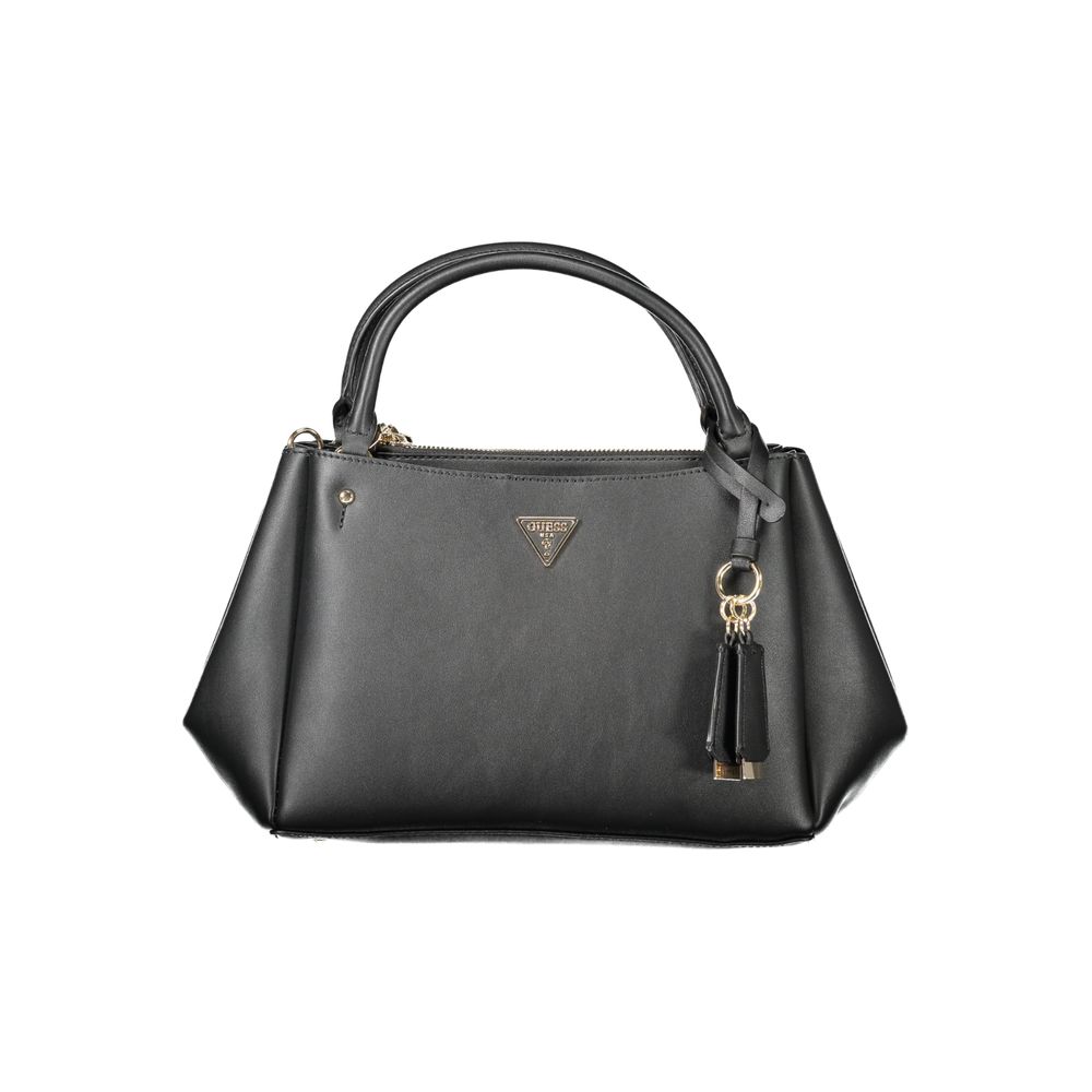 Guess Jeans Nero Poliuretano Women Women's Handbag