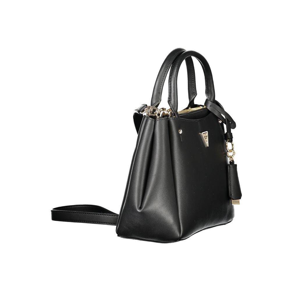 Guess Jeans Nero Poliuretano Women Women's Handbag