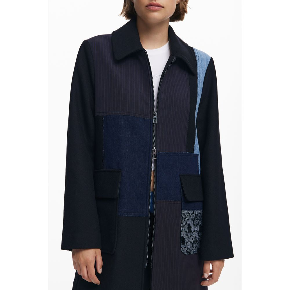 Desigual Black Polyester Women's Women's Jacket
