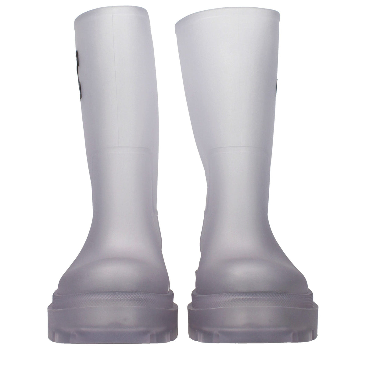 Off-White Transparent Pvc Ankle Women's Boots
