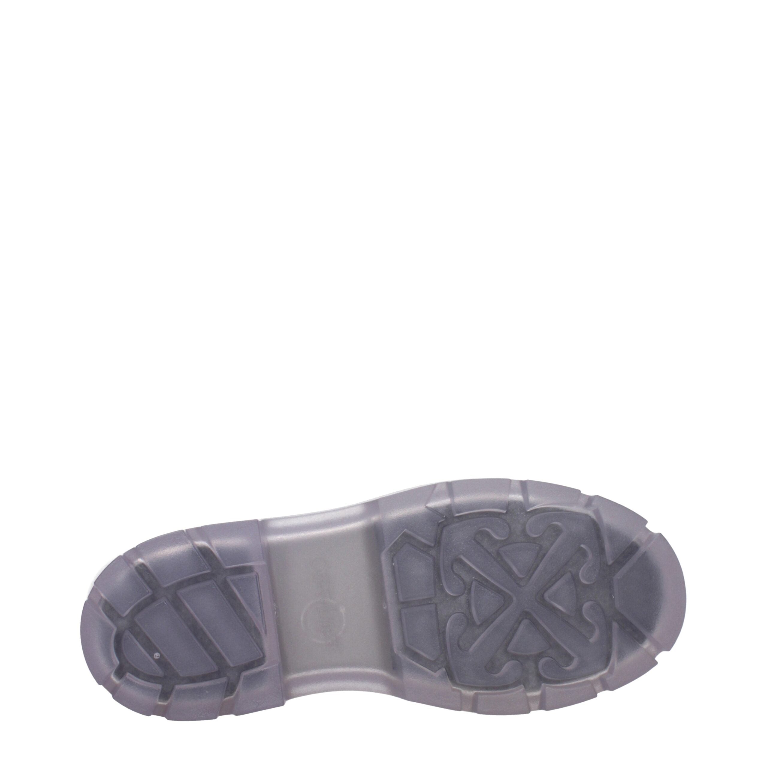 Off-White Transparent Pvc Ankle Men's Boots