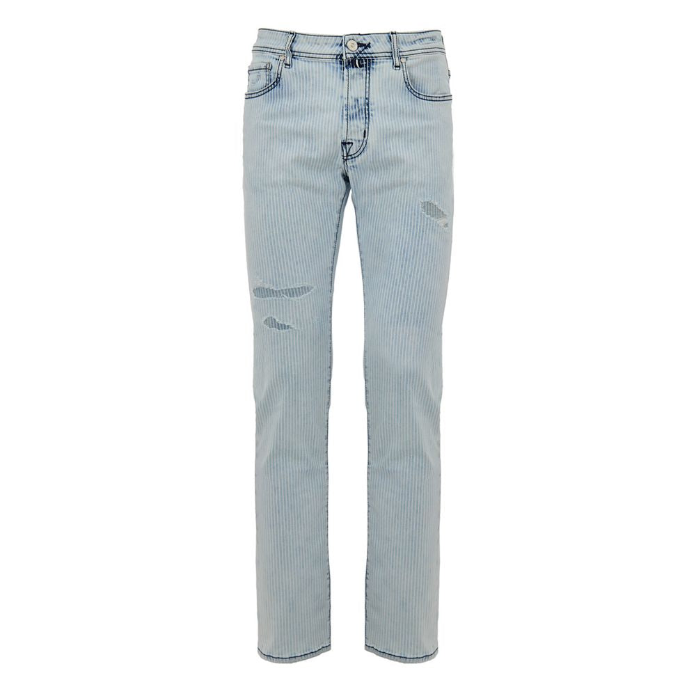 Jacob Cohen Blue Cotton Skinny Men's Jeans