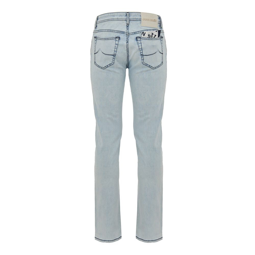 Jacob Cohen Blue Cotton Skinny Men's Jeans