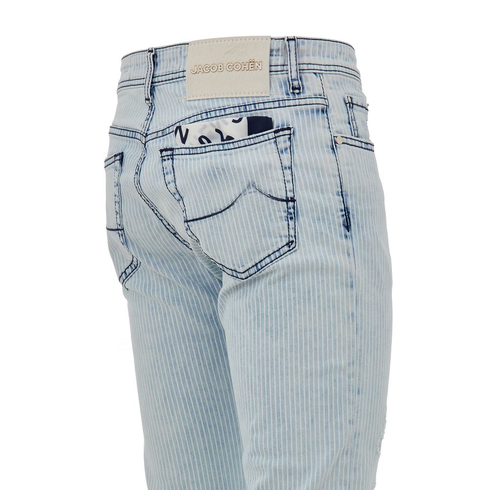 Jacob Cohen Blue Cotton Skinny Men's Jeans