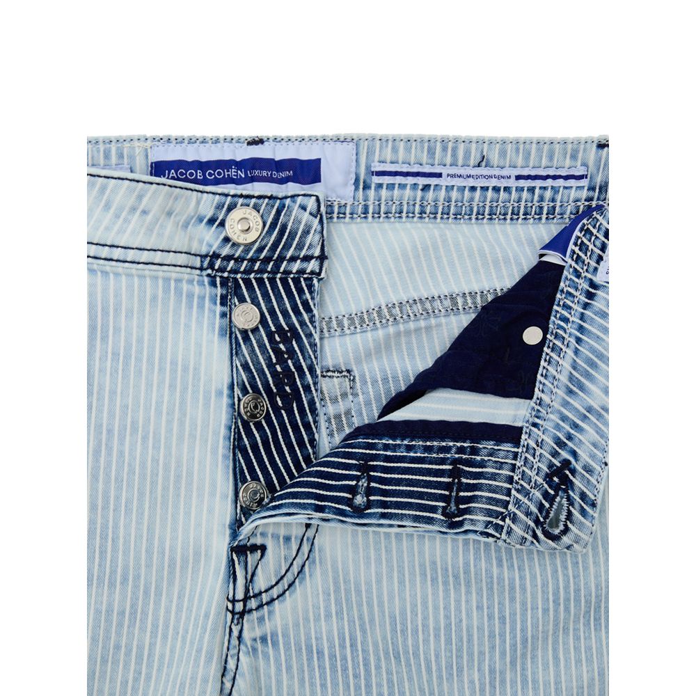 Jacob Cohen Blue Cotton Skinny Men's Jeans