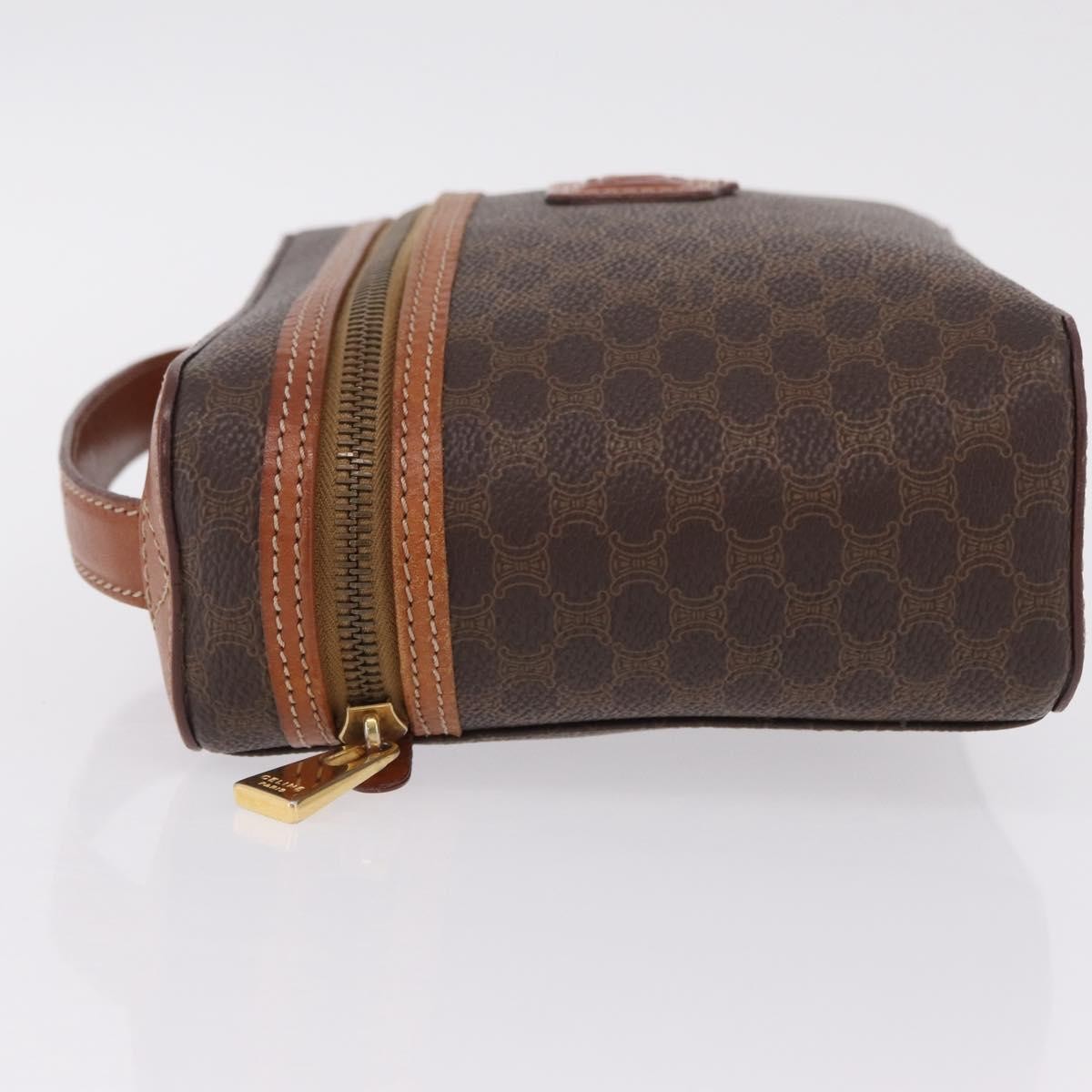 Celine Macadam Vanity Canvas Brown Canvas Clutche & Pouche Bag (Pre-Owned)