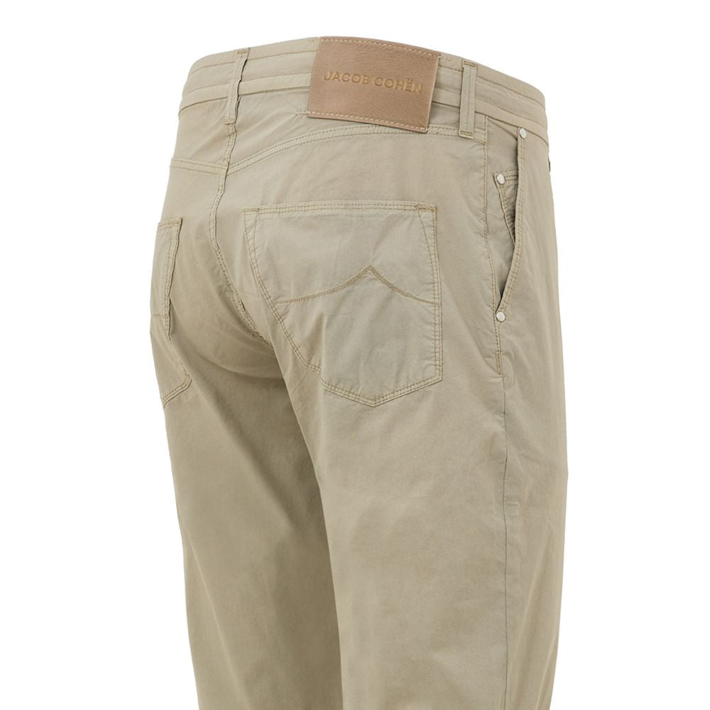 Jacob Cohen Beige Cotton Casual Men's Pants