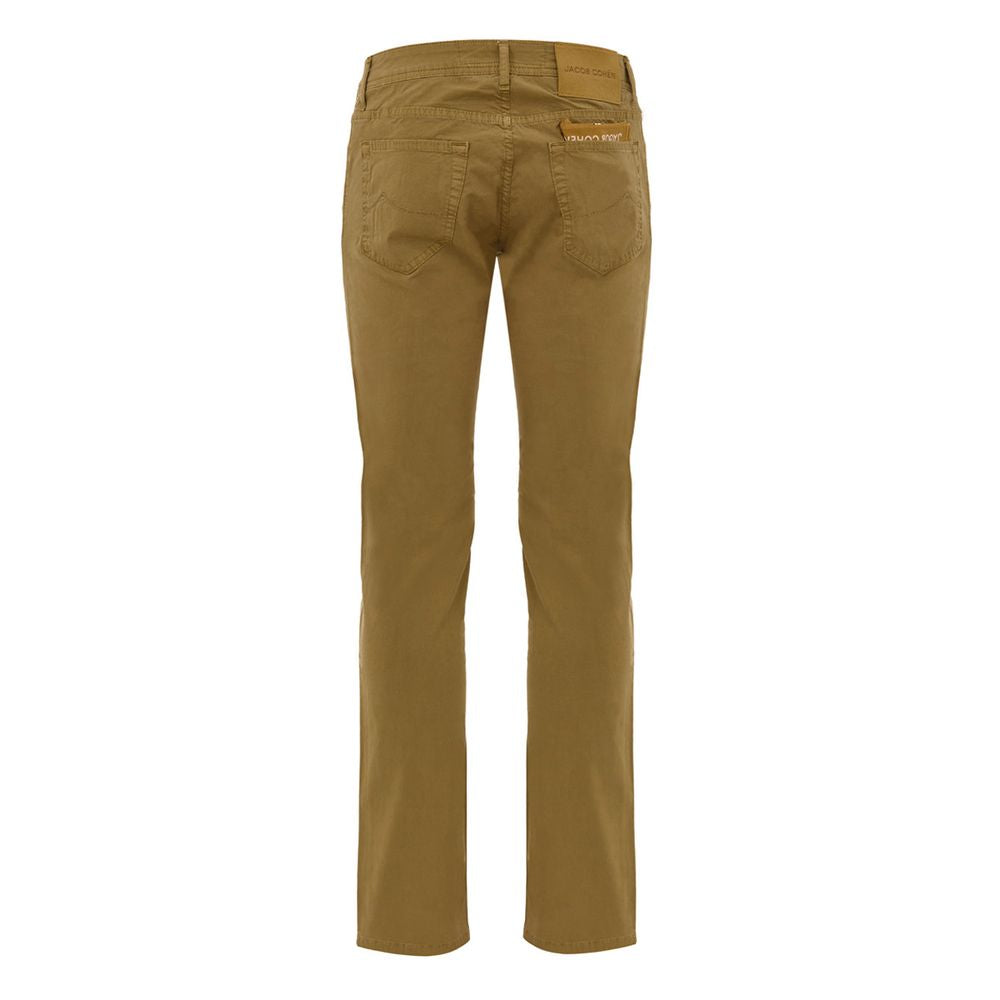 Jacob Cohen Yellow Cotton Skinny Men's Pants