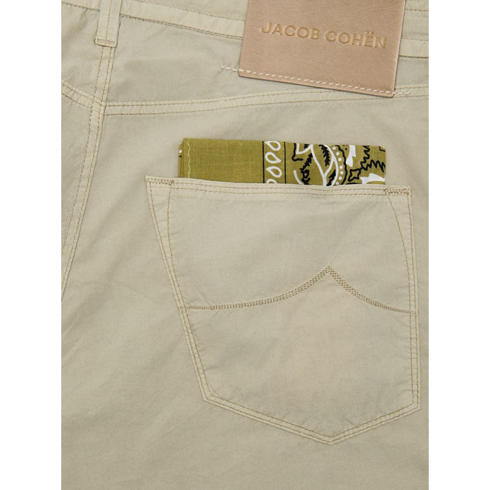 Jacob Cohen Beige Cotton Casual Men's Pants