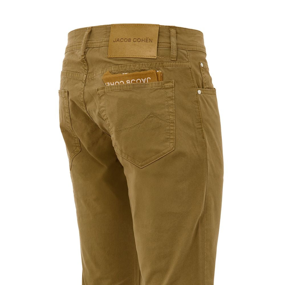 Jacob Cohen Yellow Cotton Skinny Men's Pants
