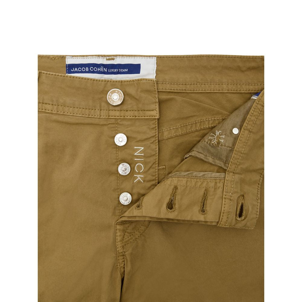 Jacob Cohen Yellow Cotton Skinny Men's Pants