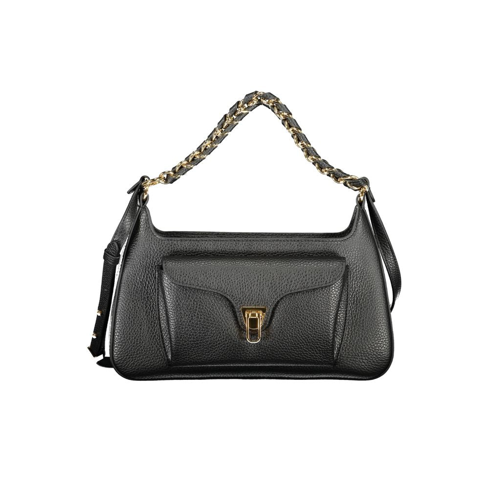 Coccinelle Nero Leather Women Women's Handbag