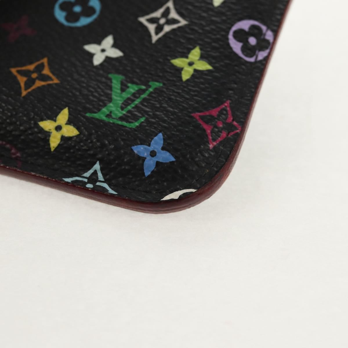 Louis Vuitton Pochette Clés Nm Monogram Multicolor Canvas Black Canvas Wallets Accessory (Pre-Owned)