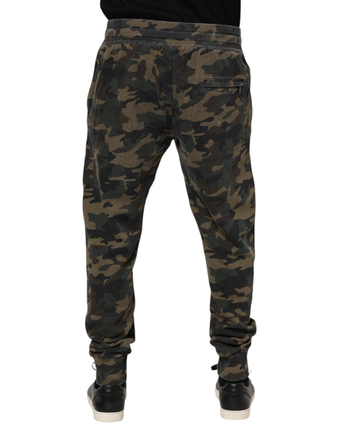 Dolce & Gabbana Multicolor Camouflage Cotton Men Jogger Men's Pants