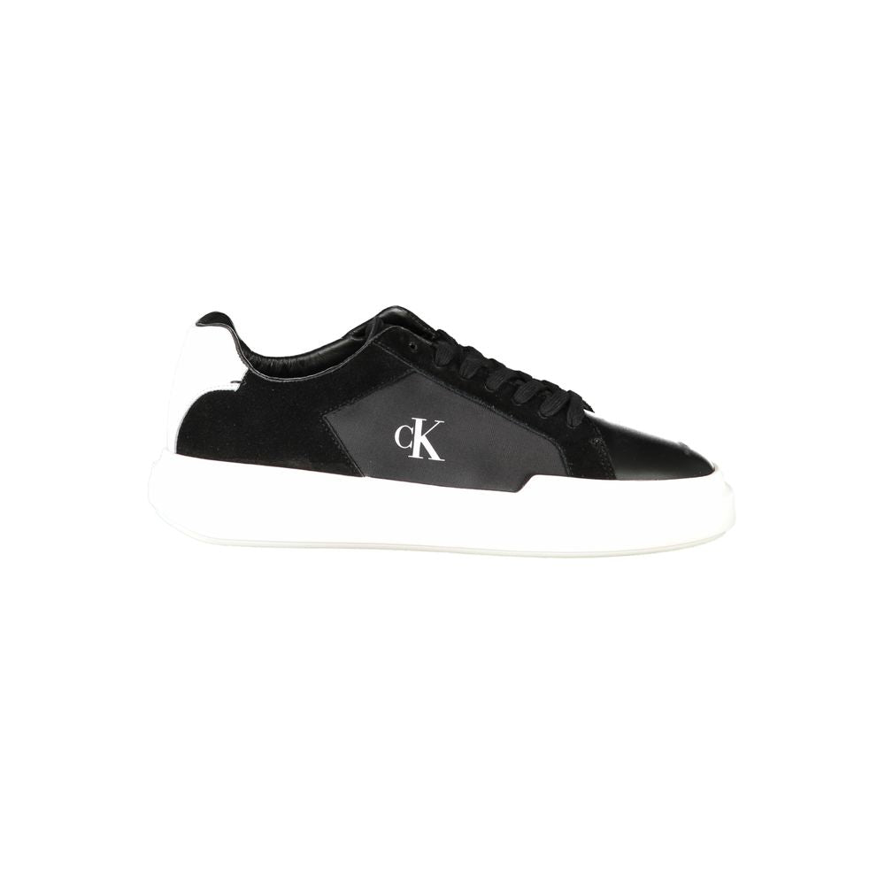 Calvin Klein Nero Leather Men Men's Sneaker