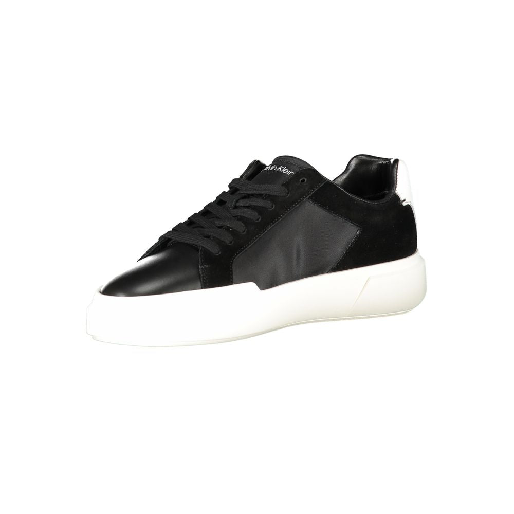Calvin Klein Nero Leather Men Men's Sneaker