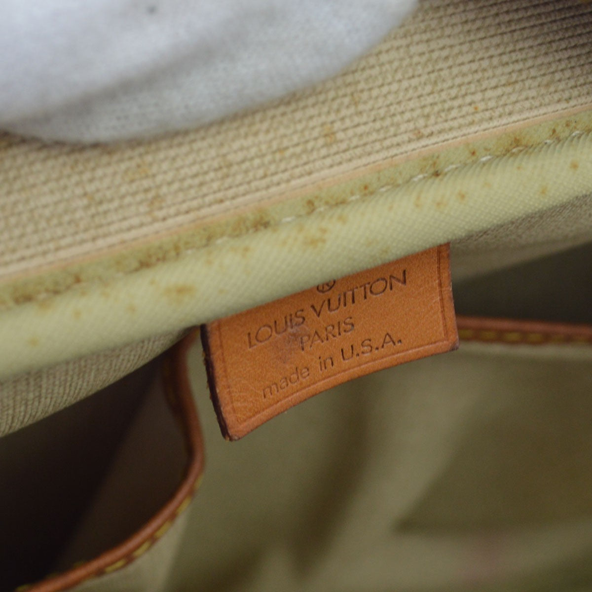 Louis Vuitton Deauville Monogram Canvas Brown Canvas Handbag (Pre-Owned)