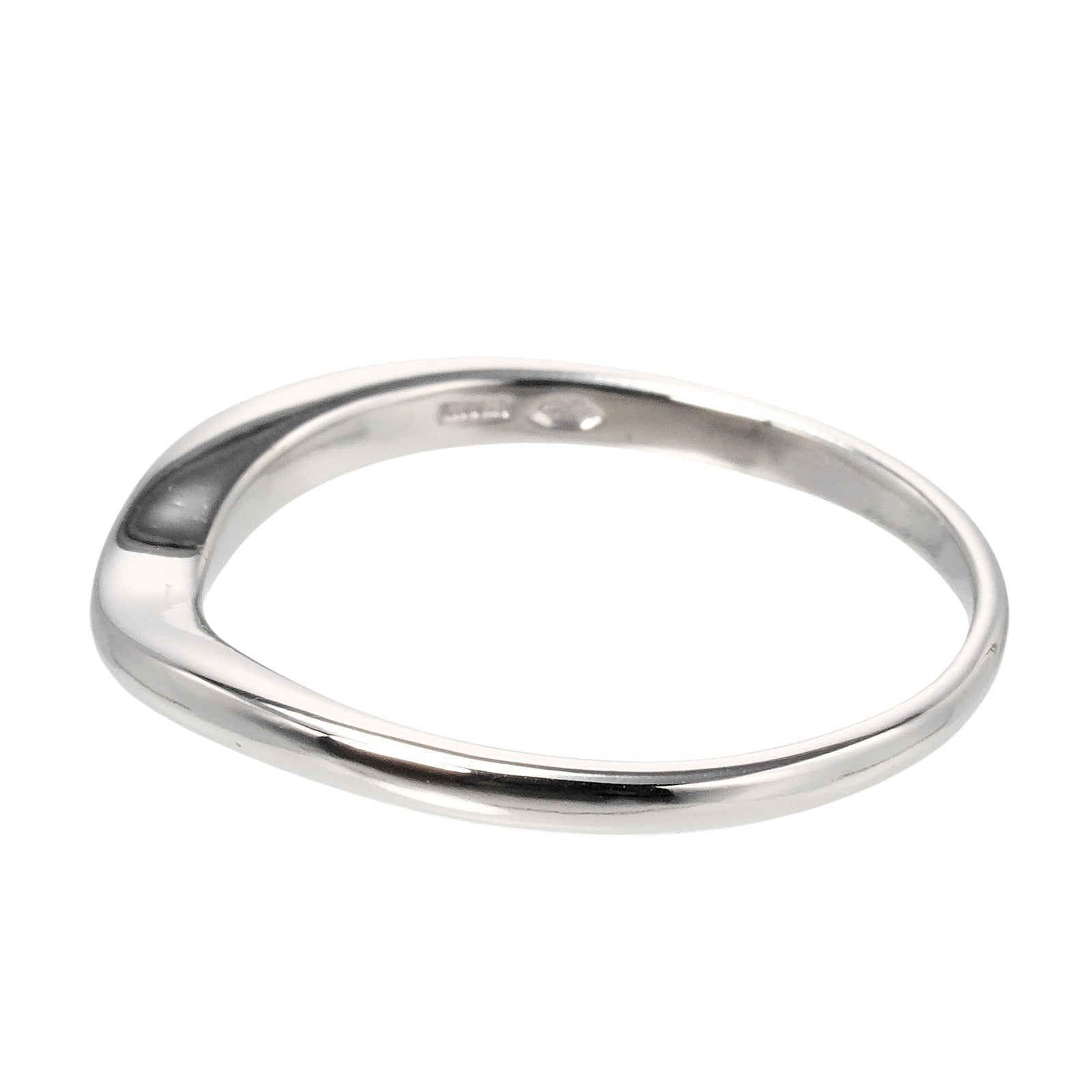 Bulgari Corona Silver Platinum Ring Jewelry (Pre-Owned)