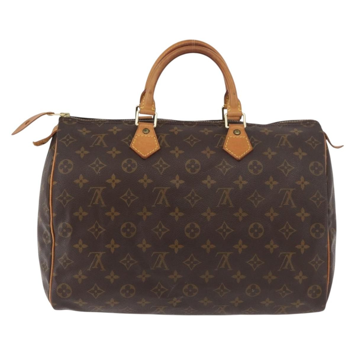 Louis Vuitton Speedy Monogram Canvas Brown Canvas Handbag (Pre-Owned)