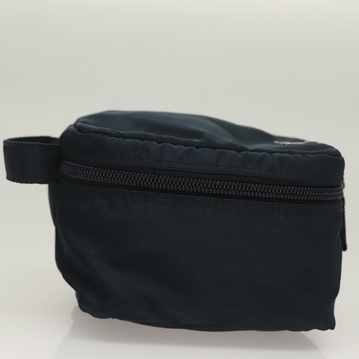 Prada Zip Around Toiletry Tessuto Navy Nylon Clutche & Pouche Bag (Pre-Owned)
