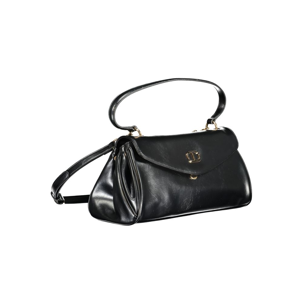 Twinset Black Polyurethane Women Women's Handbag