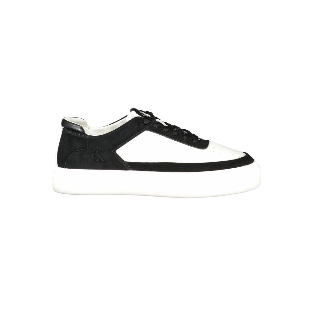 Calvin Klein Bianco Polyurethane Men Men's Sneaker