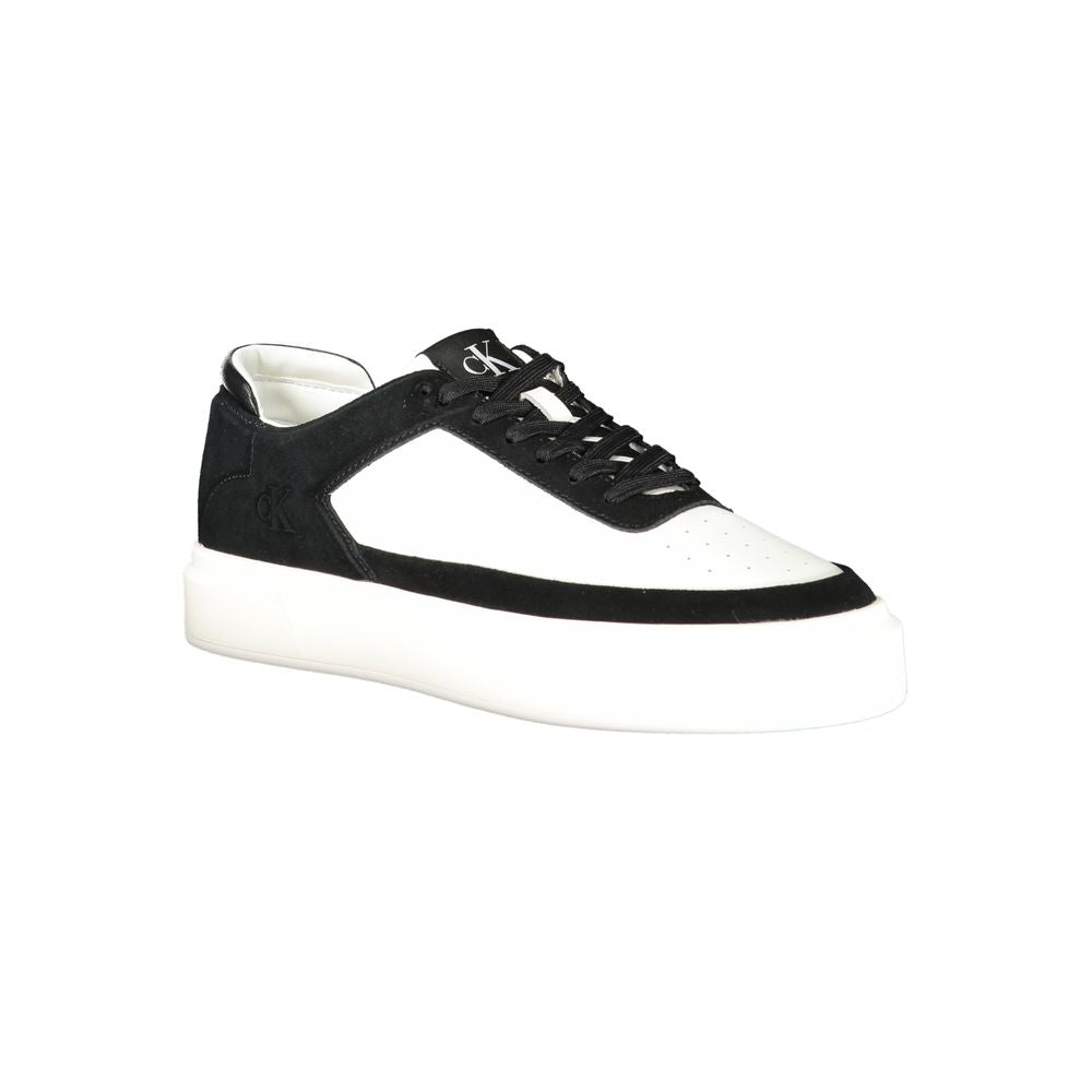 Calvin Klein Bianco Polyurethane Men Men's Sneaker