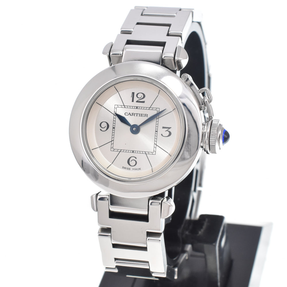 Cartier Pasha De Cartier Quartz Stainless Steel Watch (Pre-Owned)