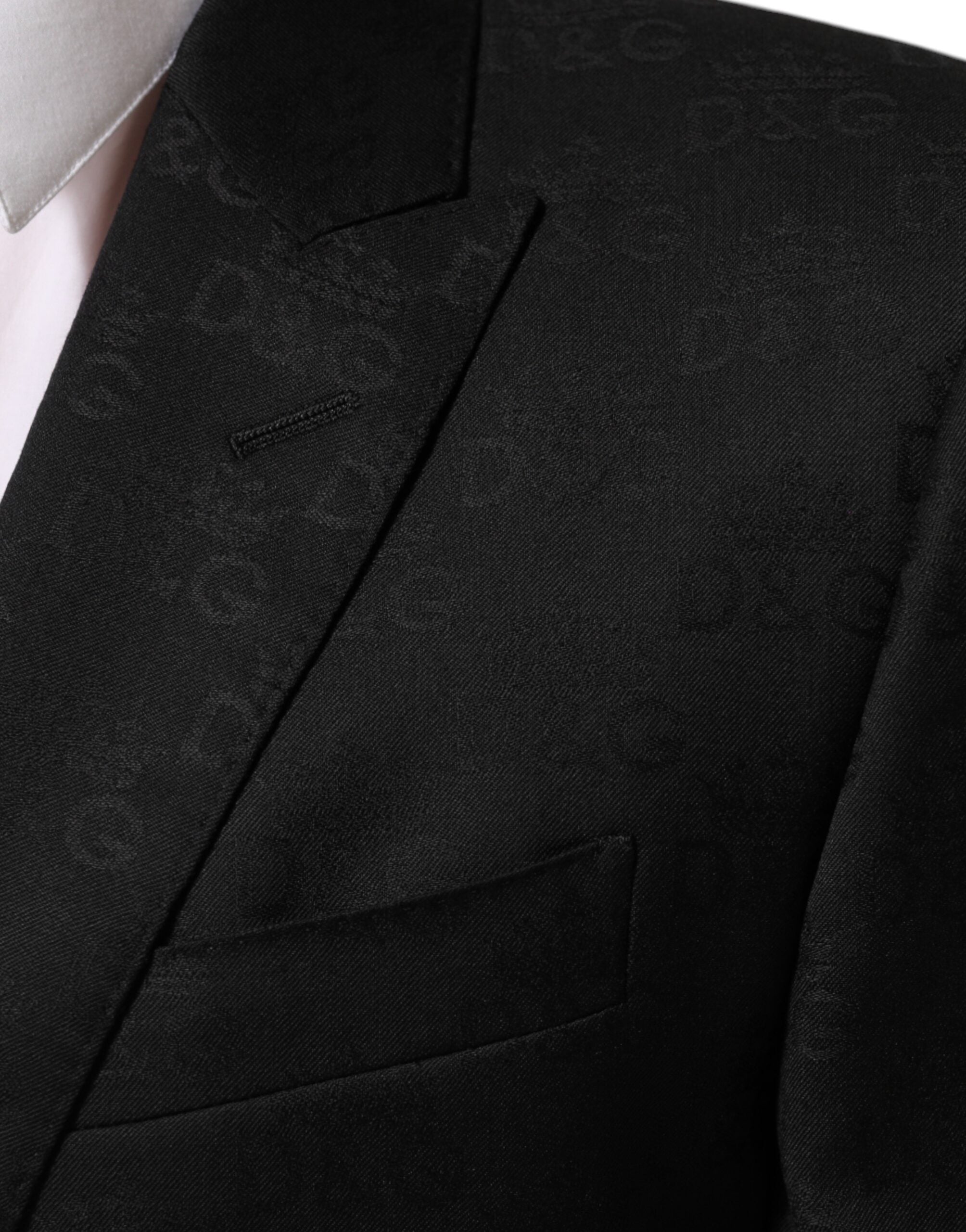 Dolce & Gabbana Black MARTINI 2 Buttons Suit Jacket Men's Blazer
