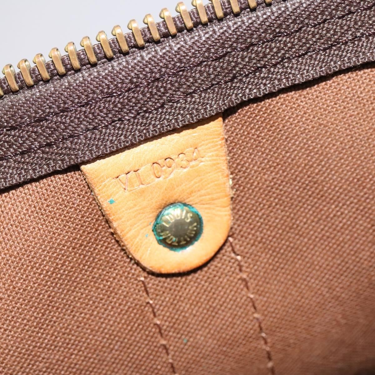 Louis Vuitton Keepall Monogram Canvas Brown Canvas Travel Bag Bag (Pre-Owned)