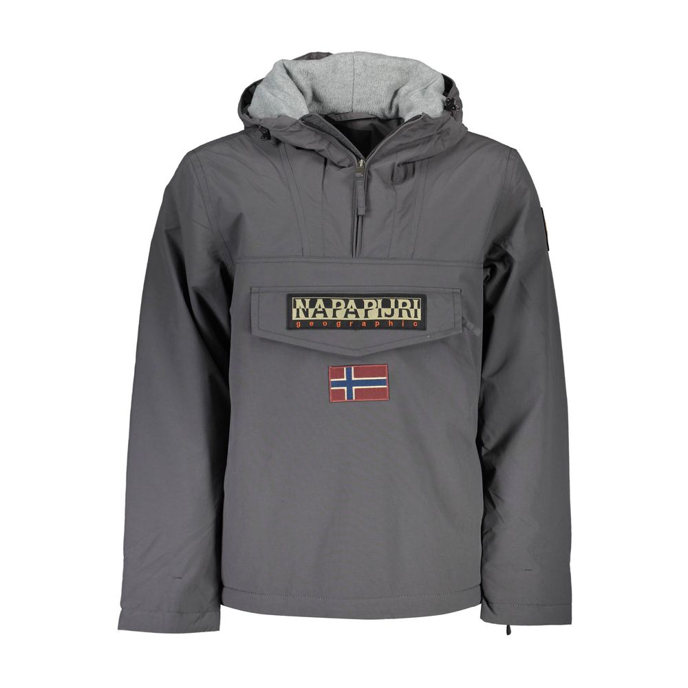 Napapijri Grigio Polyamide Men's Men's Jacket