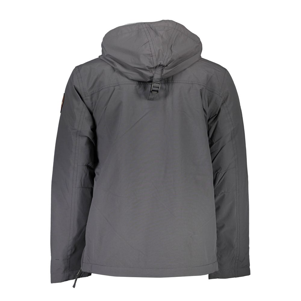 Napapijri Grigio Polyamide Men's Men's Jacket
