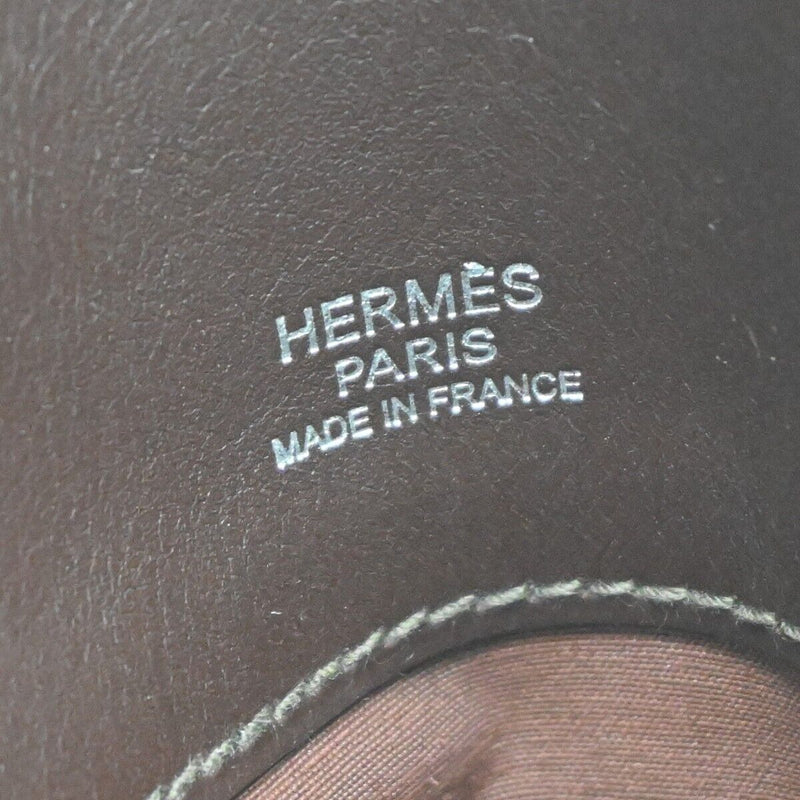 Hermès Heeboo Beige Canvas Handbag (Pre-Owned)