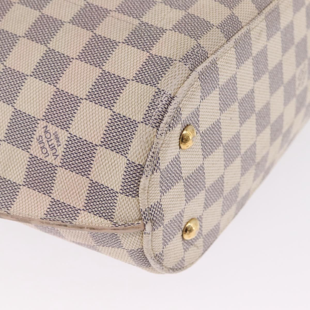 Louis Vuitton Girolata Damier White Canvas Handbag (Pre-Owned)