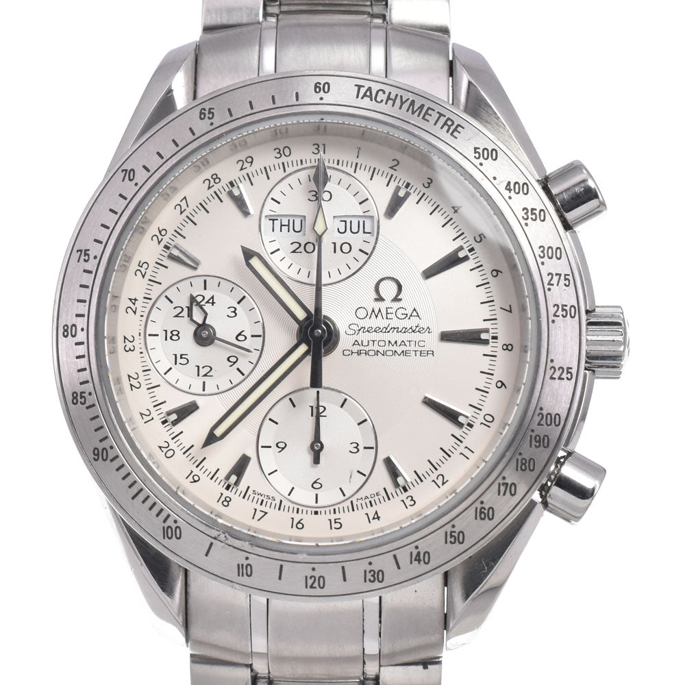 Omega Speedmaster Triple Calendar Chronograph Automatic Stainless Steel Watch (Pre-Owned)
