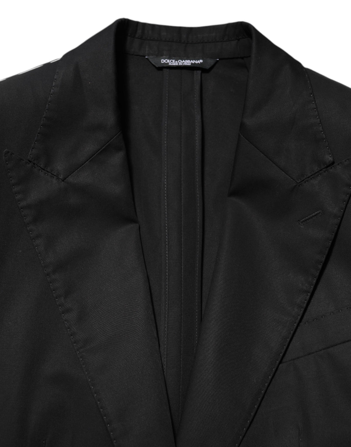 Dolce & Gabbana Black Wool 2 Buttons Suit Men Jacket Men's Blazer