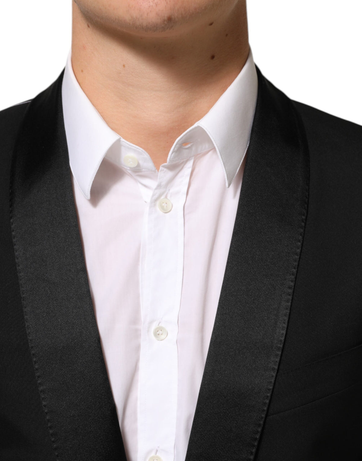 Dolce & Gabbana Black MARTINI 1 Button Suit Jacket Men's Blazer