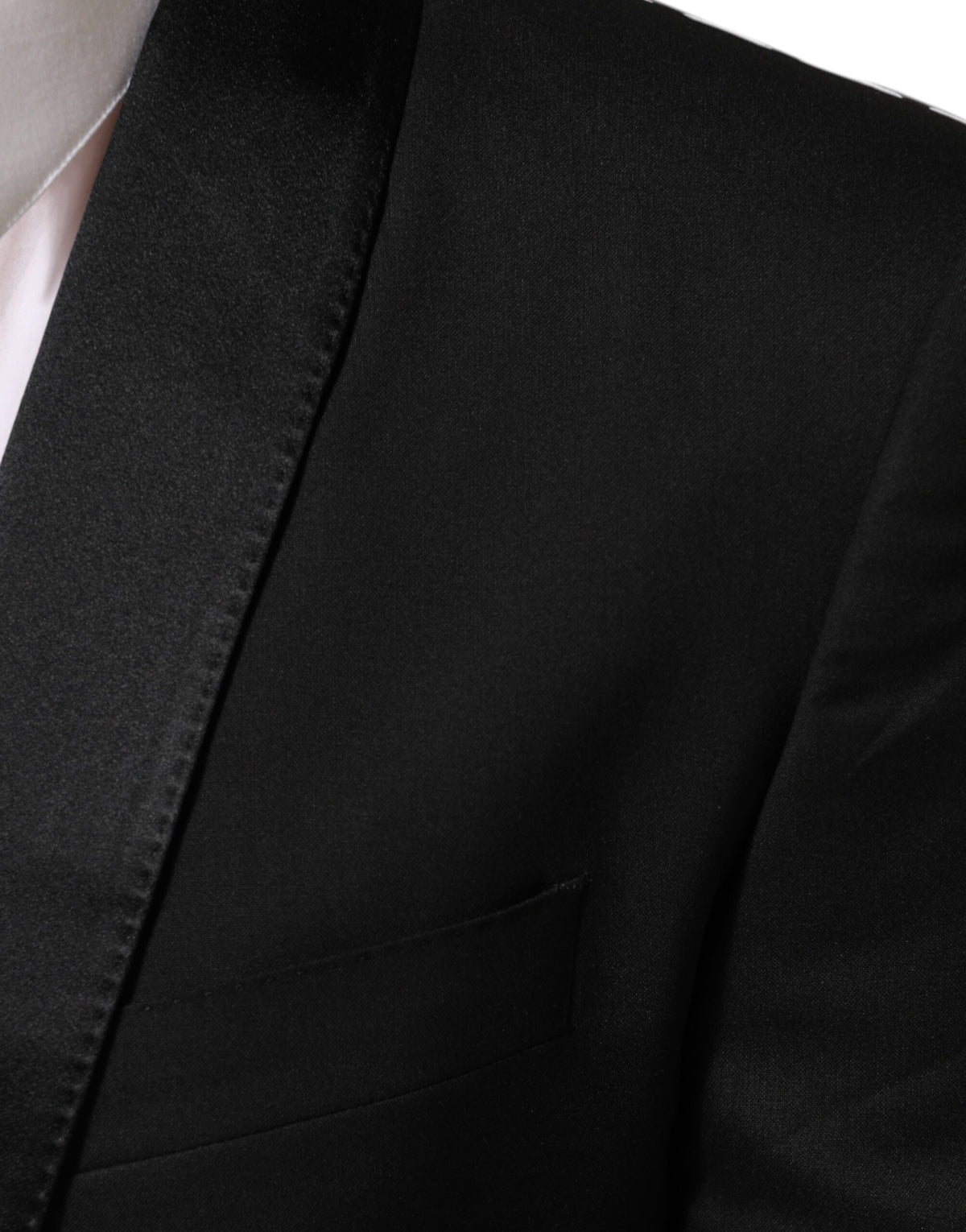 Dolce & Gabbana Black MARTINI 1 Button Suit Jacket Men's Blazer