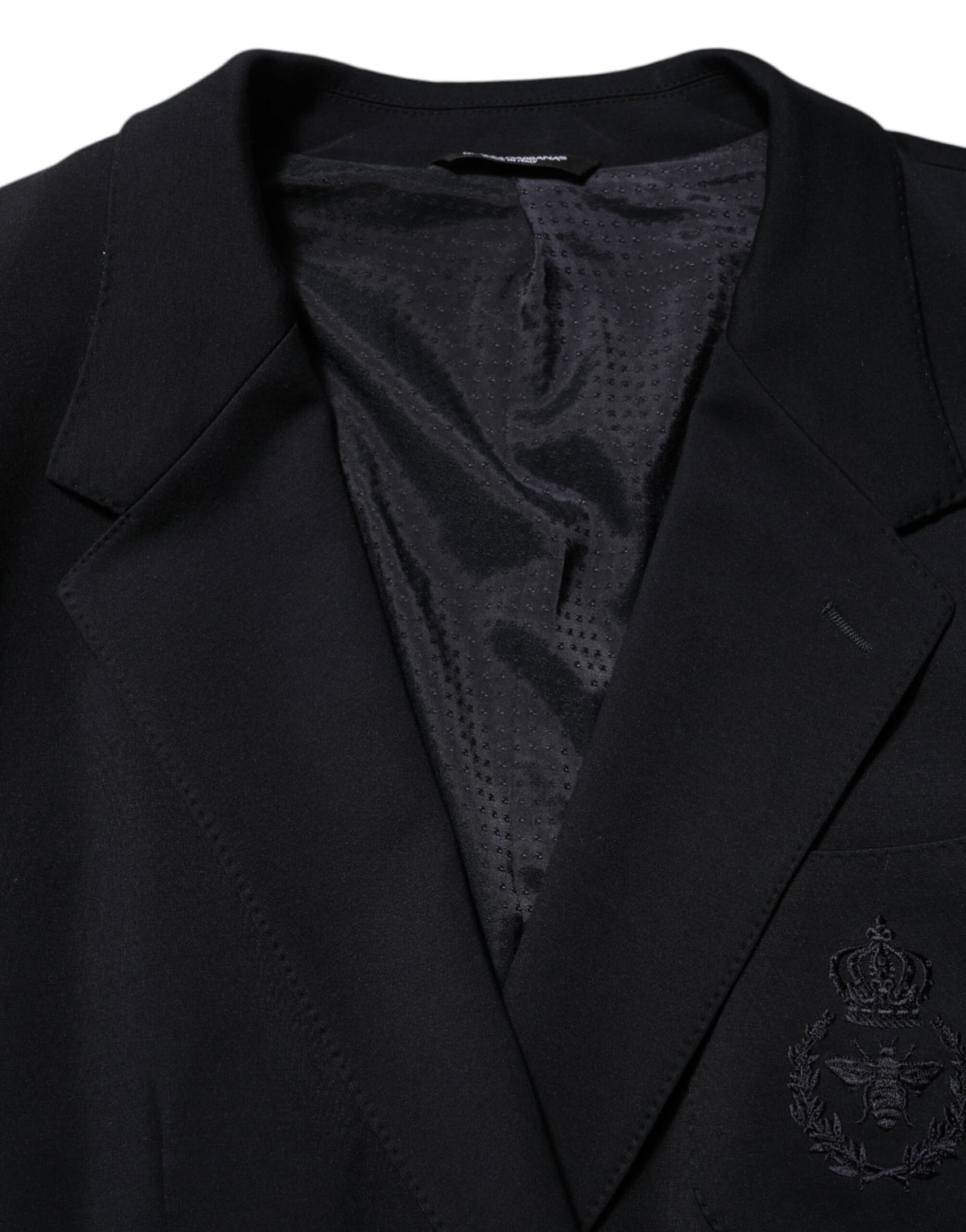 Dolce & Gabbana Dark Blue Viscose 2 Buttons Suit Jacket Women's Blazer
