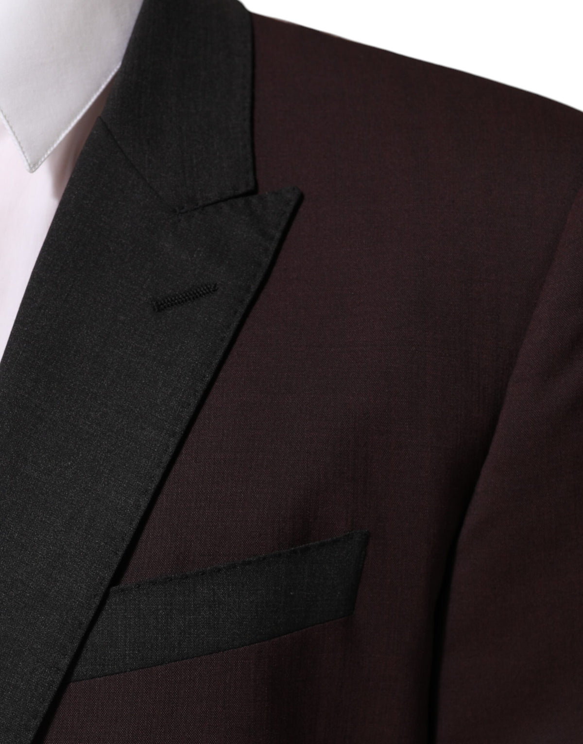 Dolce & Gabbana Maroon Wool 2 Buttons Suit Jacket Women's Blazer