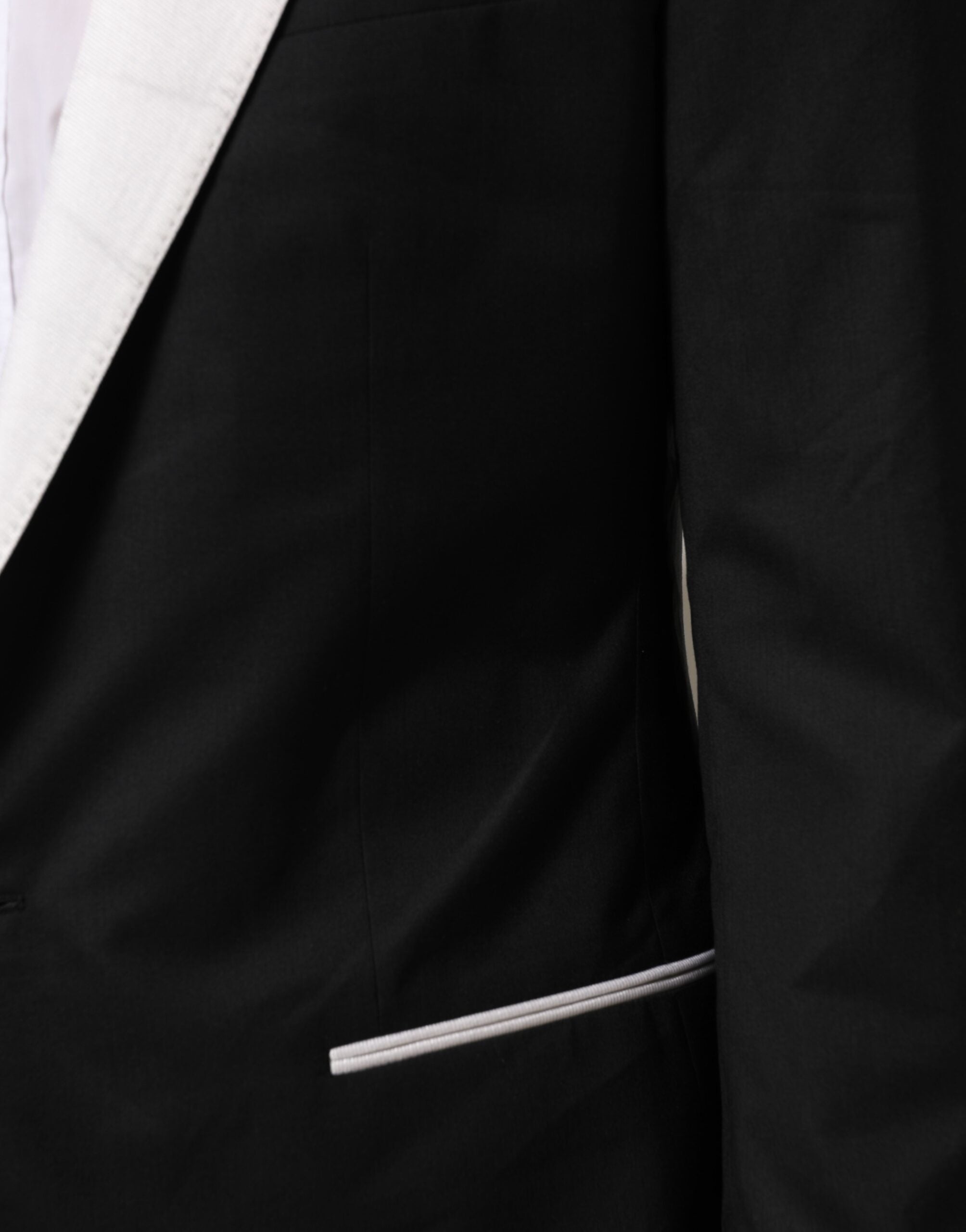 Dolce & Gabbana Black White MARTINI 1 Button Men Suit Women's Blazer