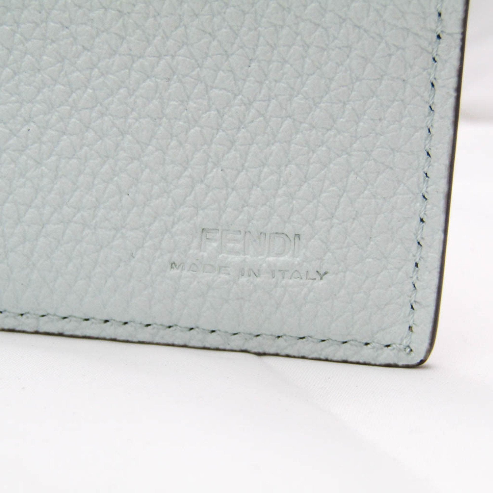 Fendi Ff Beige Leather Wallet (Pre-Owned)