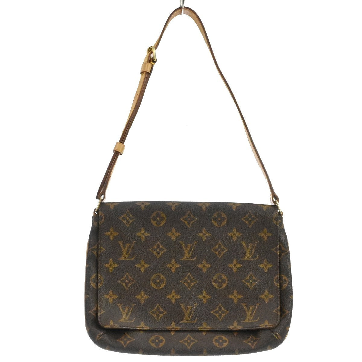 Louis Vuitton Musette Tango Monogram Canvas Brown Canvas Shoulder Bag Bag (Pre-Owned)